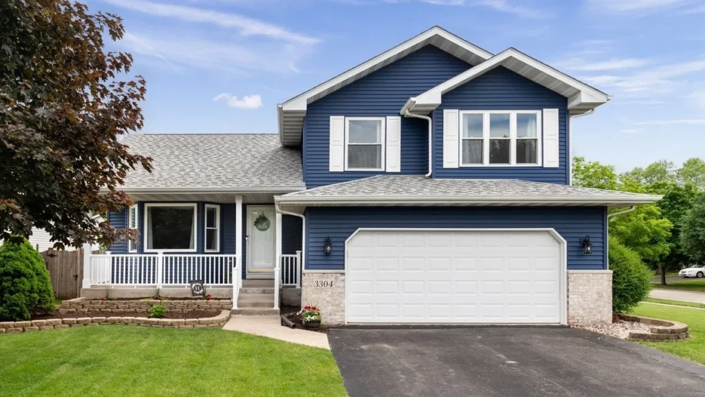 whole home with blue siding view of front of home in richmond