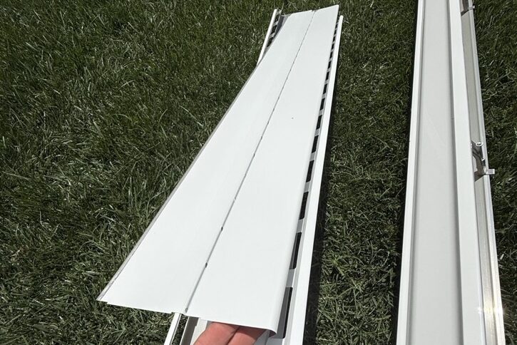 Gutter guards ready for installation by Commonwealth Construction & Remodeling